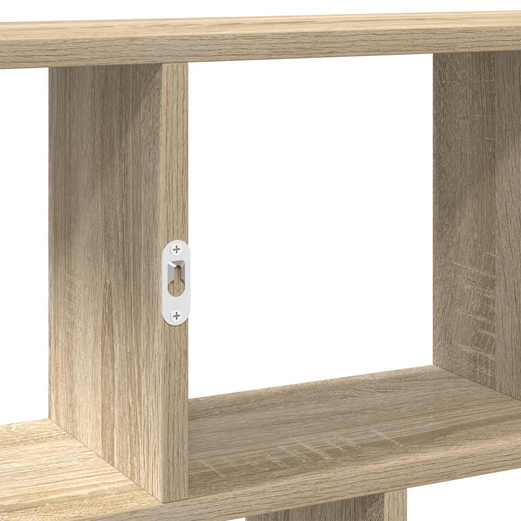 Wall Cube Shelf 12 Compartments Engineered Wood