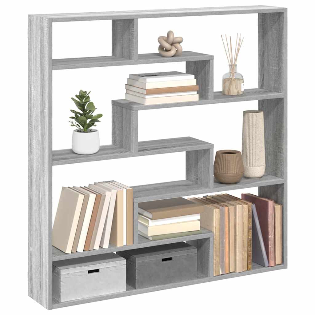 Wall Cube Shelf 7 Compartments Engineered Wood