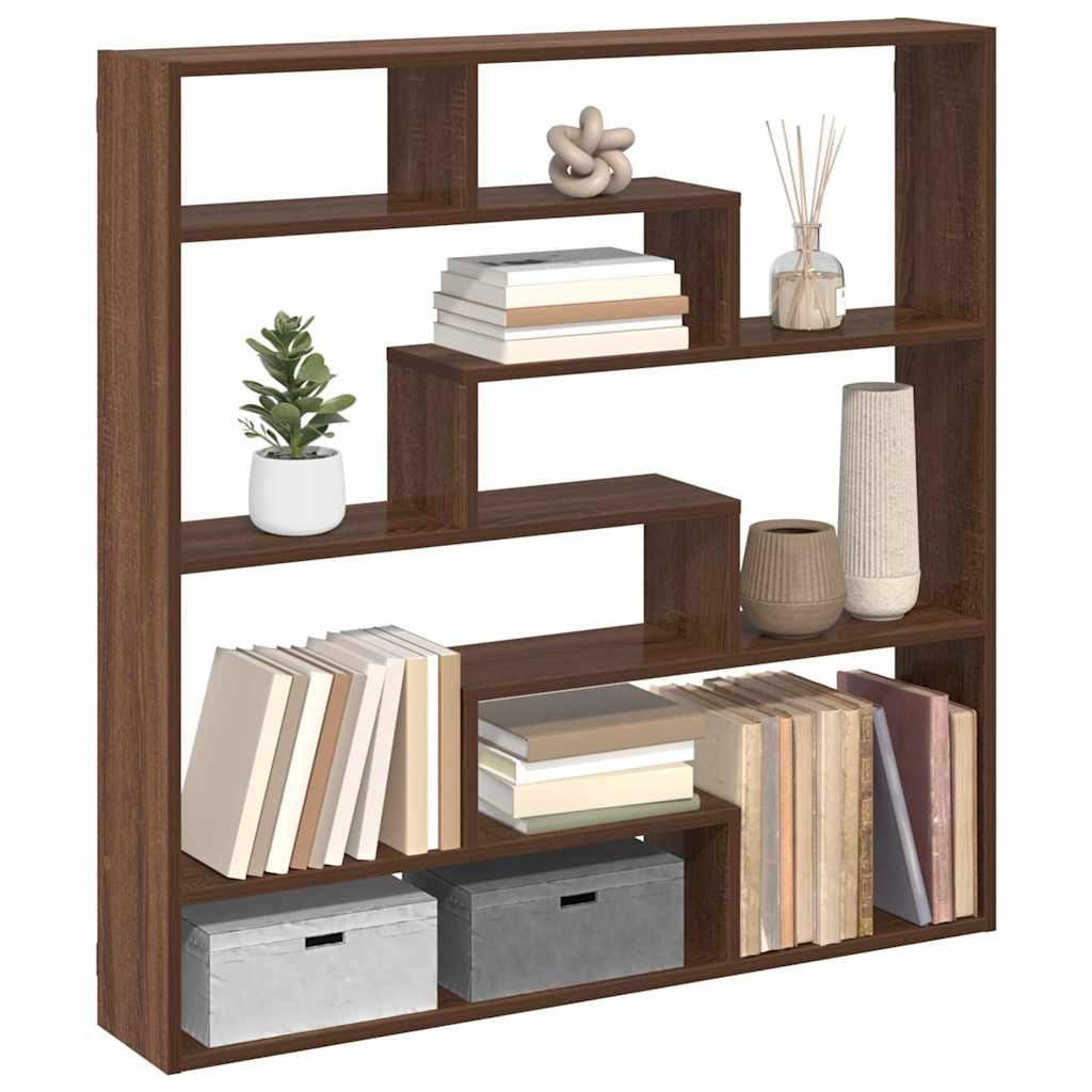 Wall Cube Shelf 7 Compartments Engineered Wood