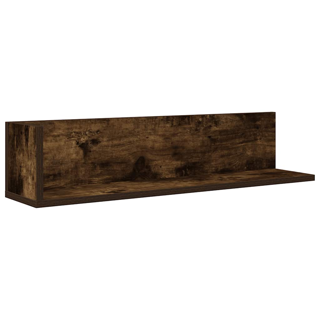 Wall Shelves 2 Pcs Engineered Wood