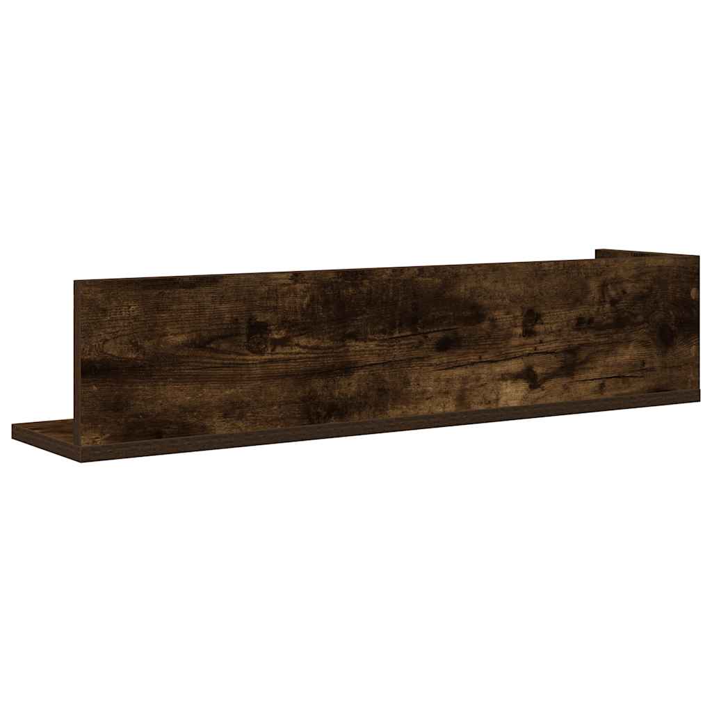 Wall Shelves 2 Pcs Engineered Wood