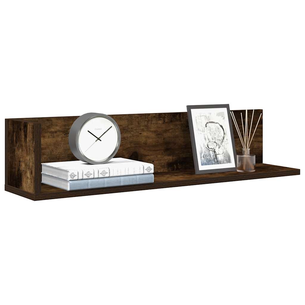 Wall Shelves 2 Pcs Engineered Wood