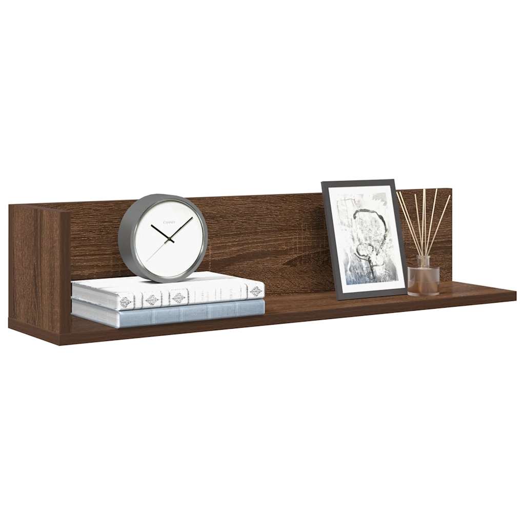 Wall Shelves 2 Pcs Engineered Wood