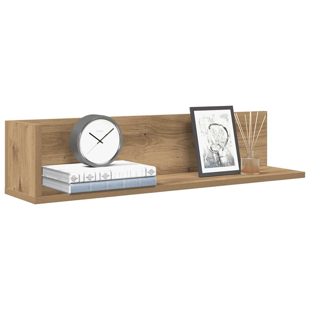 Wall Shelves 2 Pcs Engineered Wood
