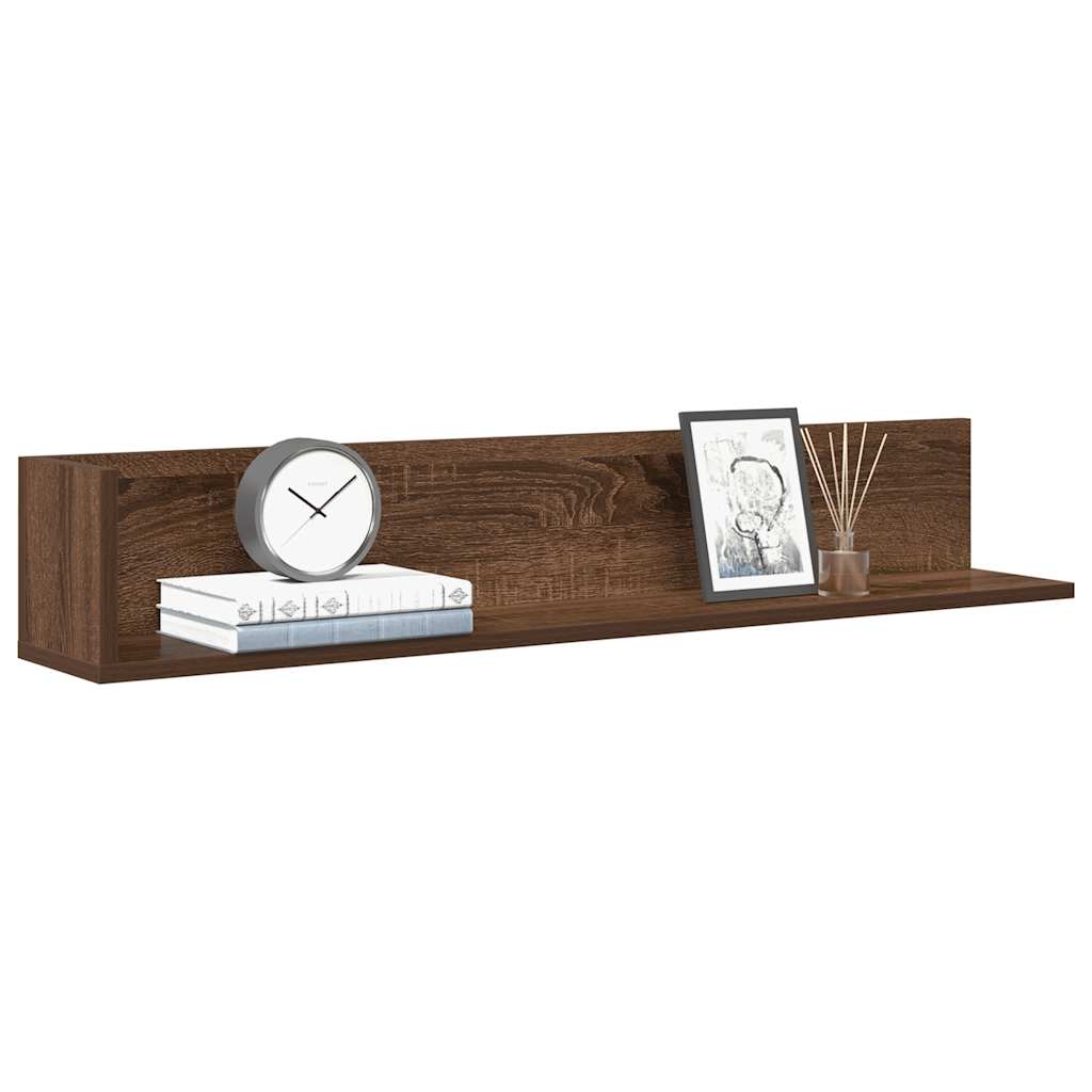 Wall Shelves 2 Pcs Engineered Wood