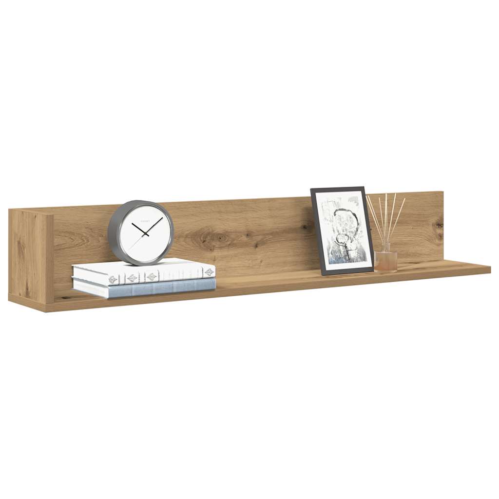 Wall Shelves 2 Pcs Engineered Wood