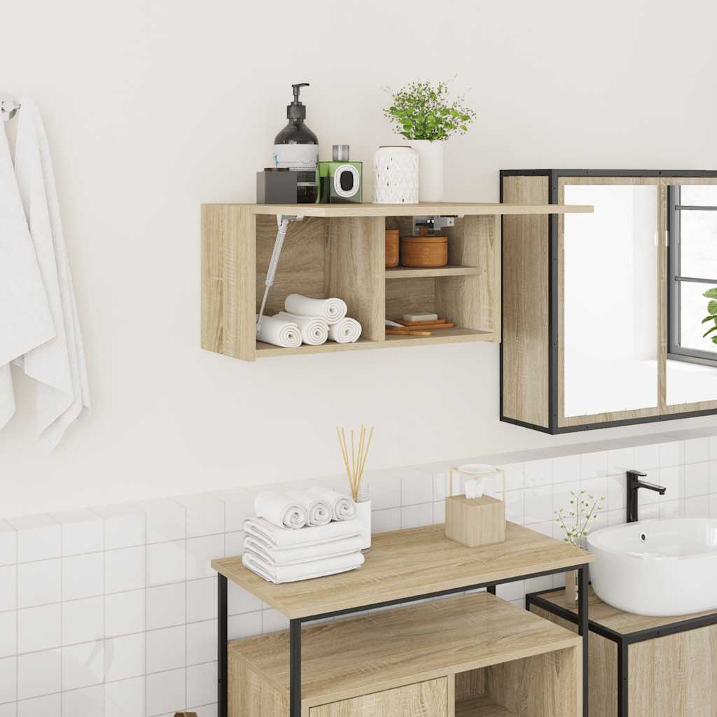 Bathroom Wall Cabinet Engineered Wood