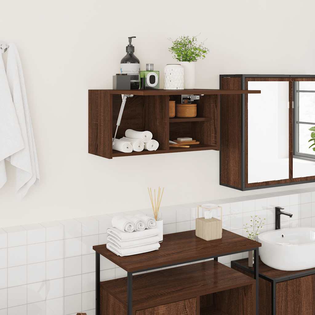 Bathroom Wall Cabinet Engineered Wood