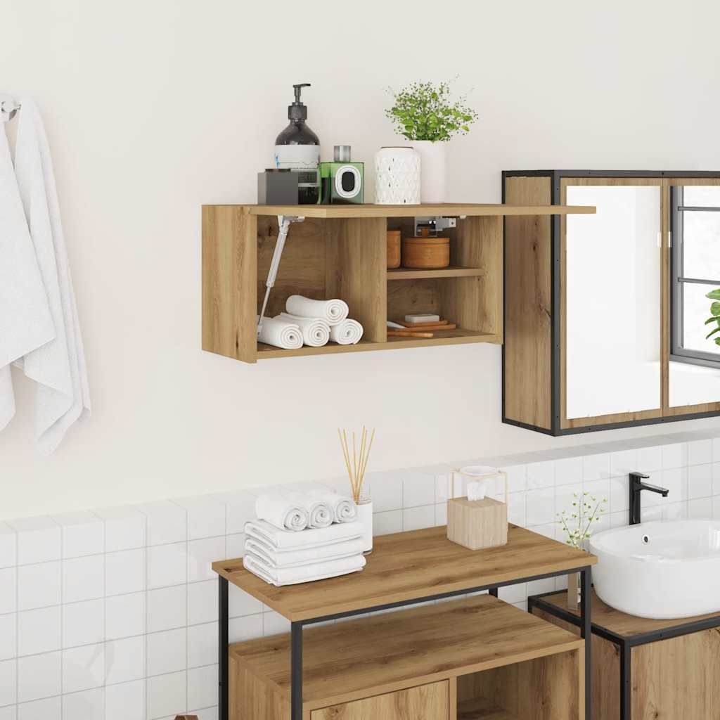 Bathroom Wall Cabinet Engineered Wood