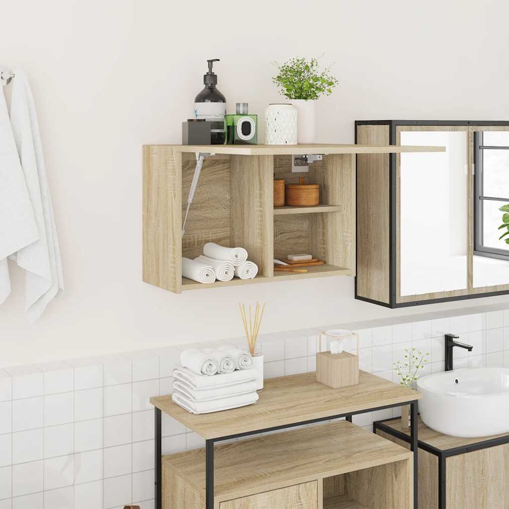 Bathroom Wall Cabinet Engineered Wood