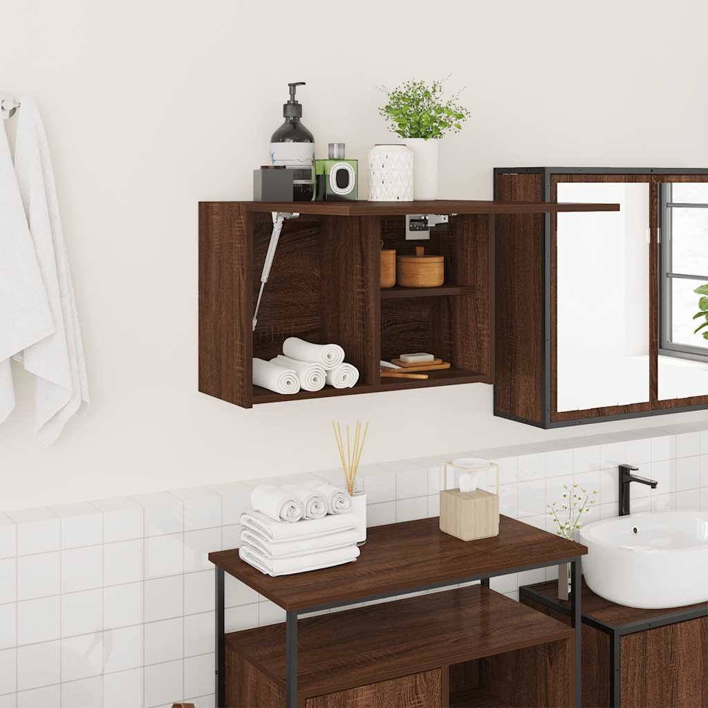Bathroom Wall Cabinet Engineered Wood
