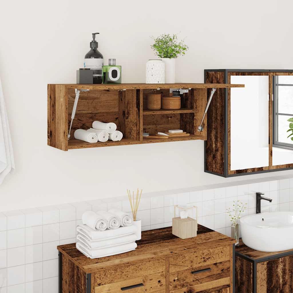 Bathroom Wall Cabinet Engineered Wood