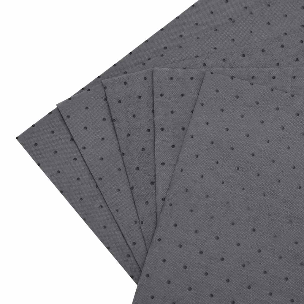 Oil Absorbent Pads 100 Pcs Grey 40X50 Cm