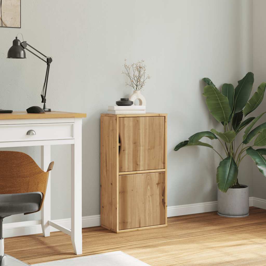 Side Cabinet Odda 40X24X79 Cm Solid Wood Pine