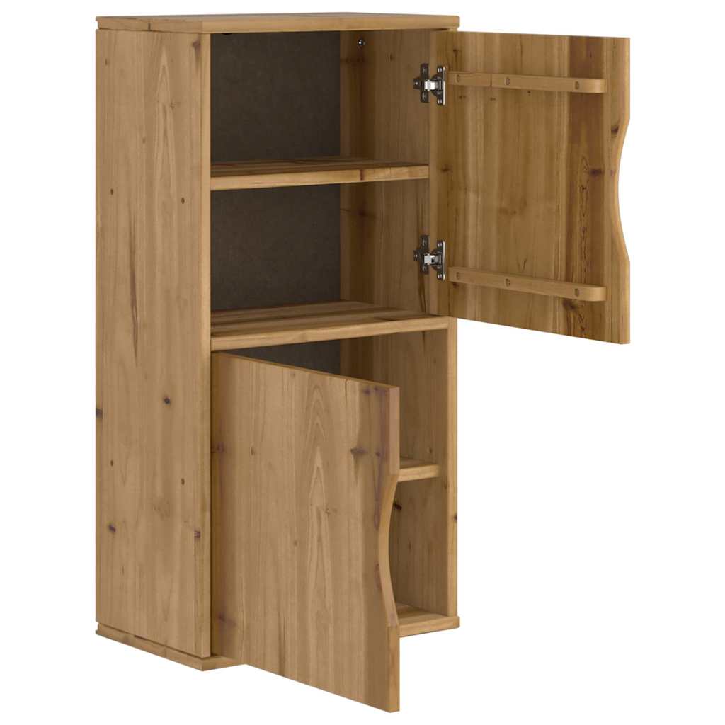 Side Cabinet Odda 40X24X79 Cm Solid Wood Pine