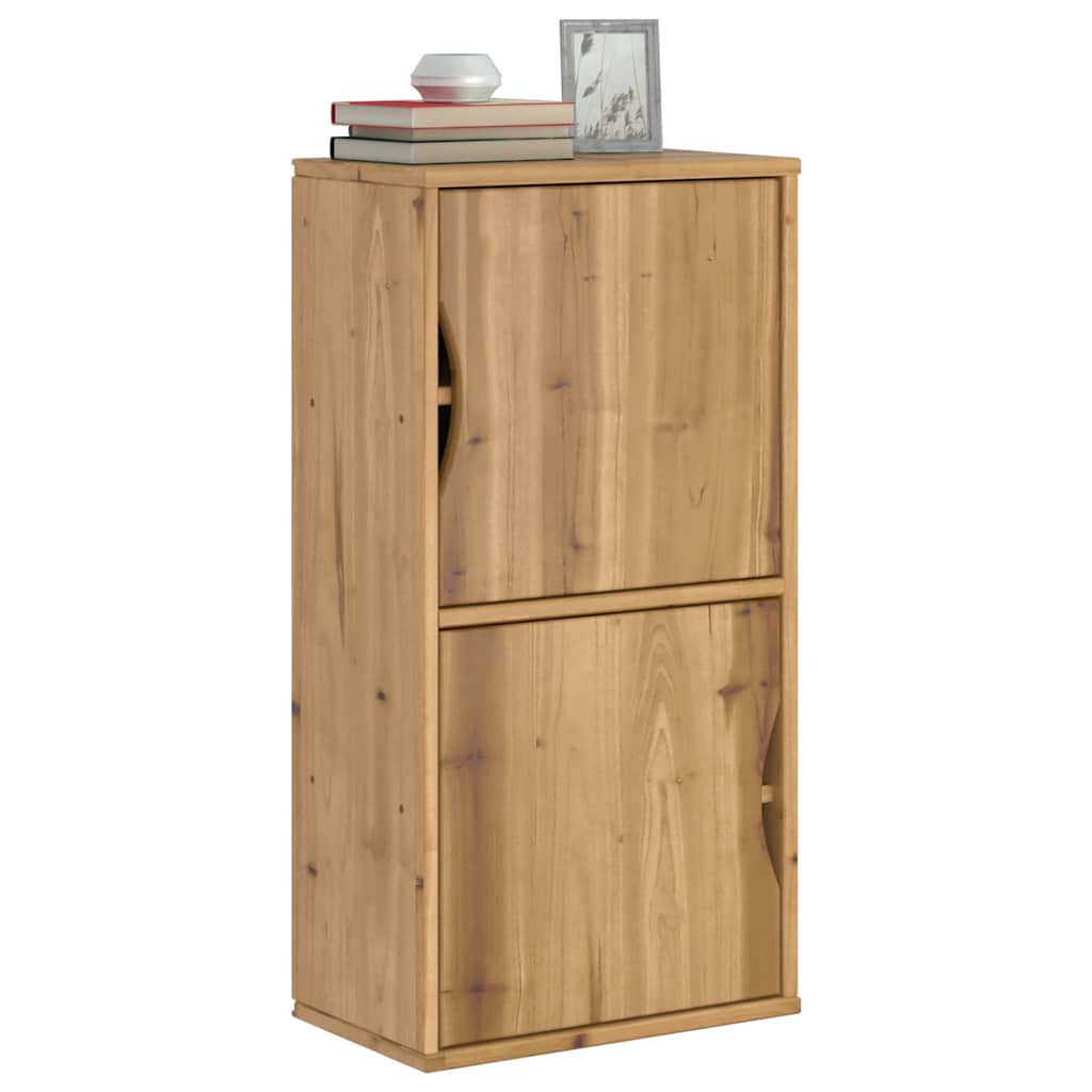 Side Cabinet Odda 40X24X79 Cm Solid Wood Pine