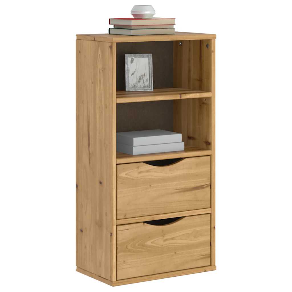 Side Cabinet Odda 40X24X79 Cm Solid Wood Pine