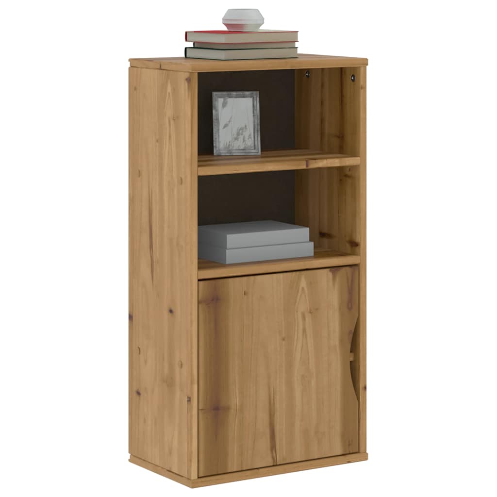 Side Cabinet Odda 40X24X79 Cm Solid Wood Pine