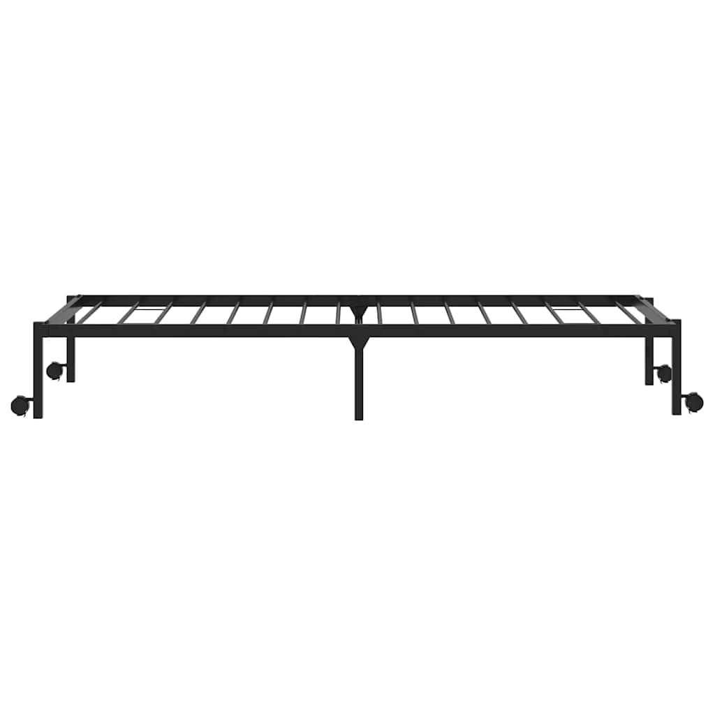 Bed Frame Without Mattress Foldable Steel