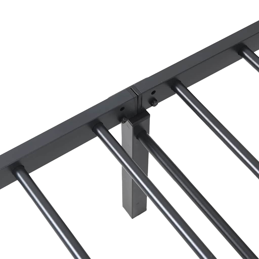 Bed Frame Without Mattress Foldable Steel