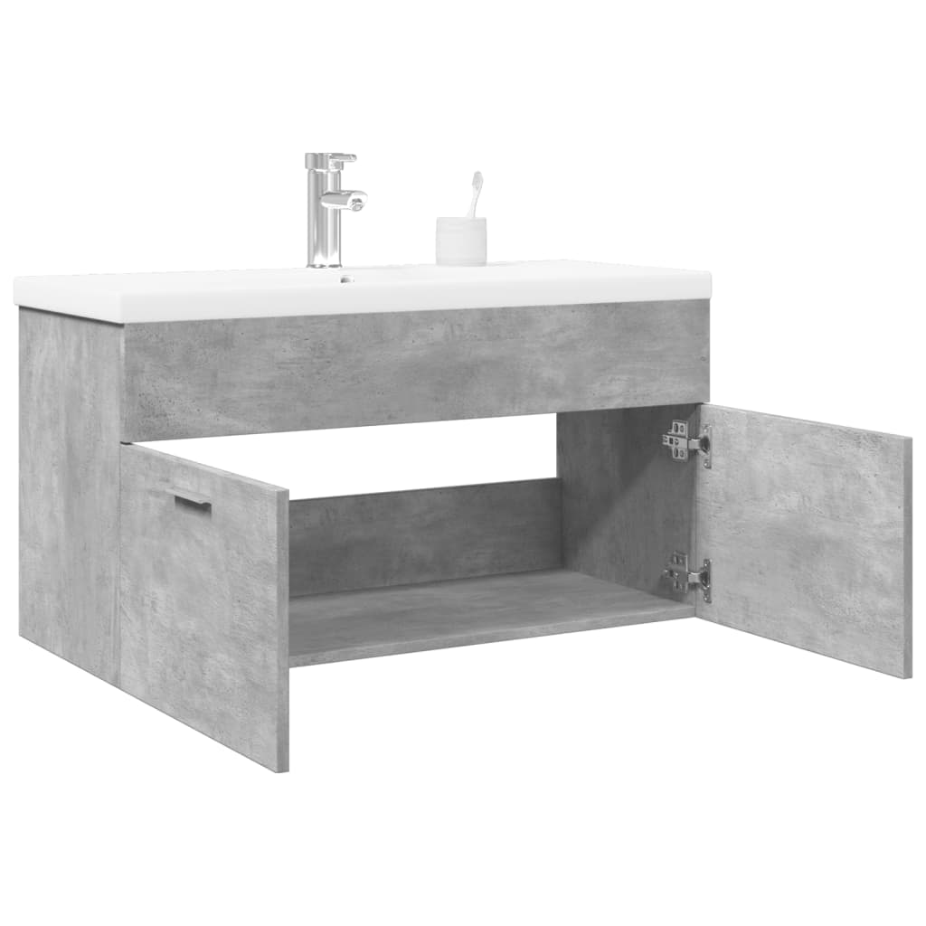 Sink Cabinet With Built-In Basin Engineered Wood