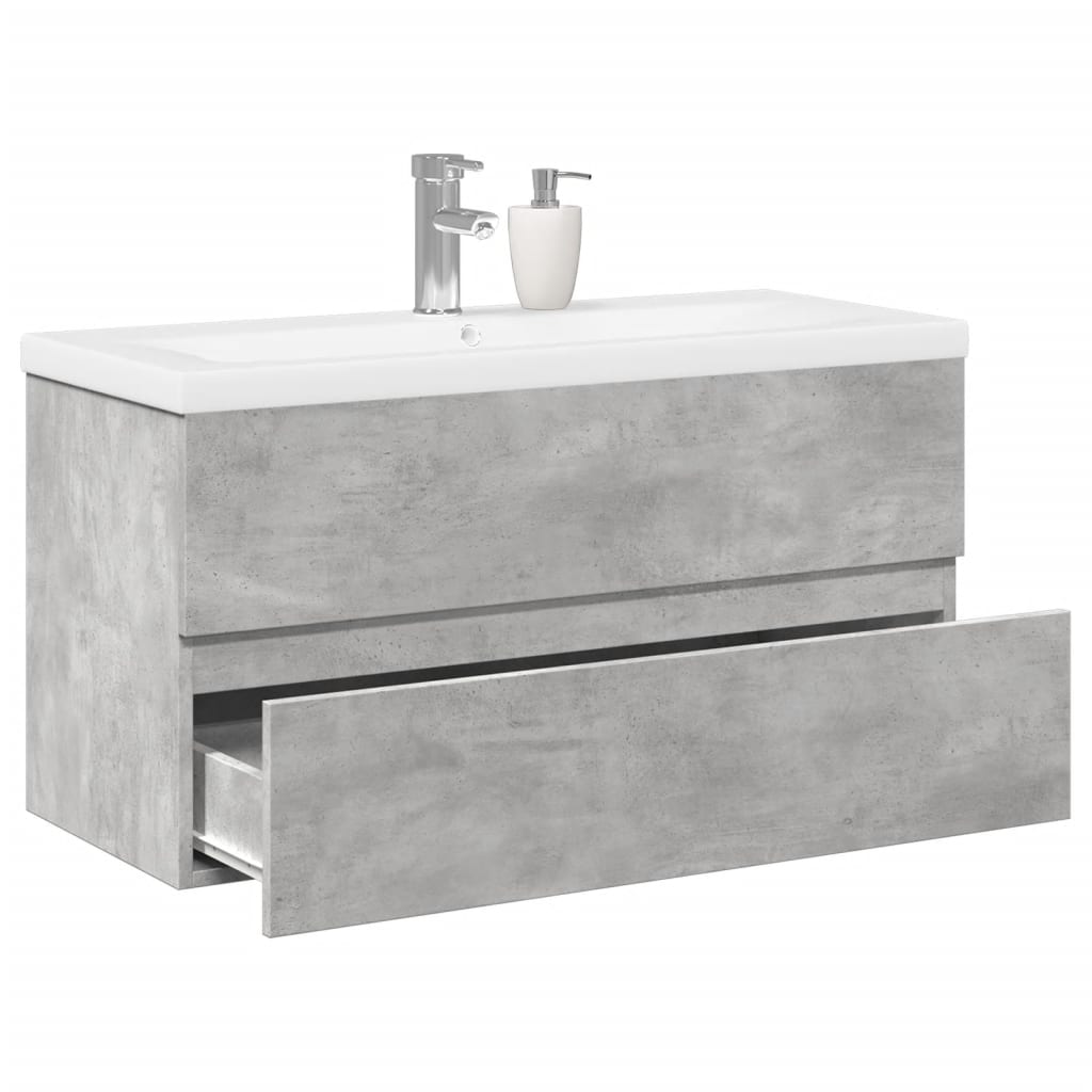 Sink Cabinet With Built-In Basin Engineered Wood