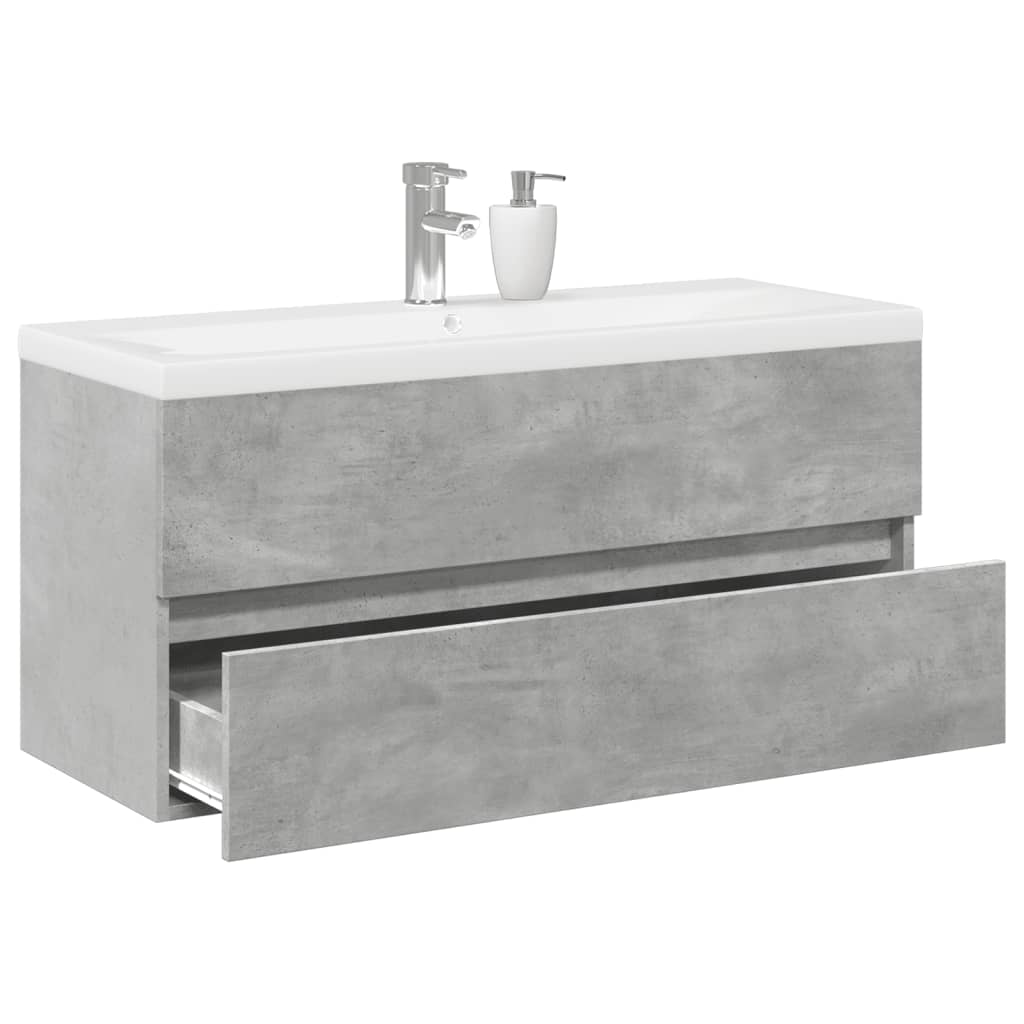 Sink Cabinet With Built-In Basin Engineered Wood