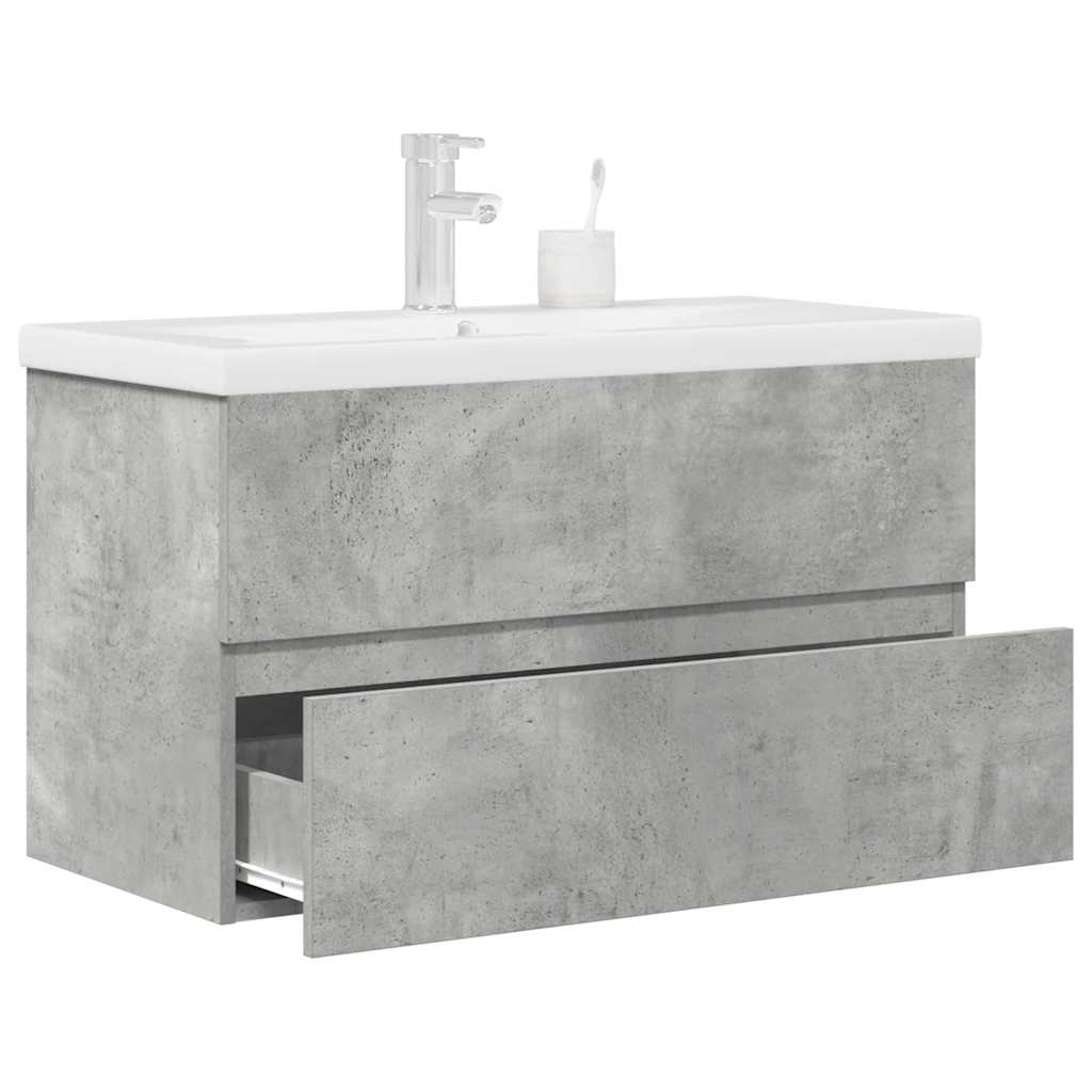 Sink Cabinet With Built-In Basin Engineered Wood