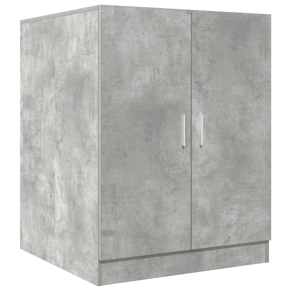 Washing Machine Cabinets 2 Pcs Concrete Grey Engineered Wood