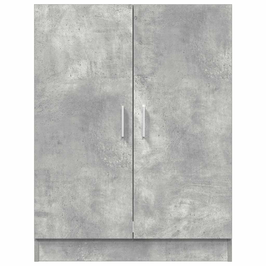 Washing Machine Cabinets 2 Pcs Concrete Grey Engineered Wood