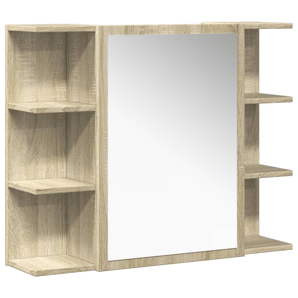 4 Piece Bathroom Furniture Set Engineered Wood