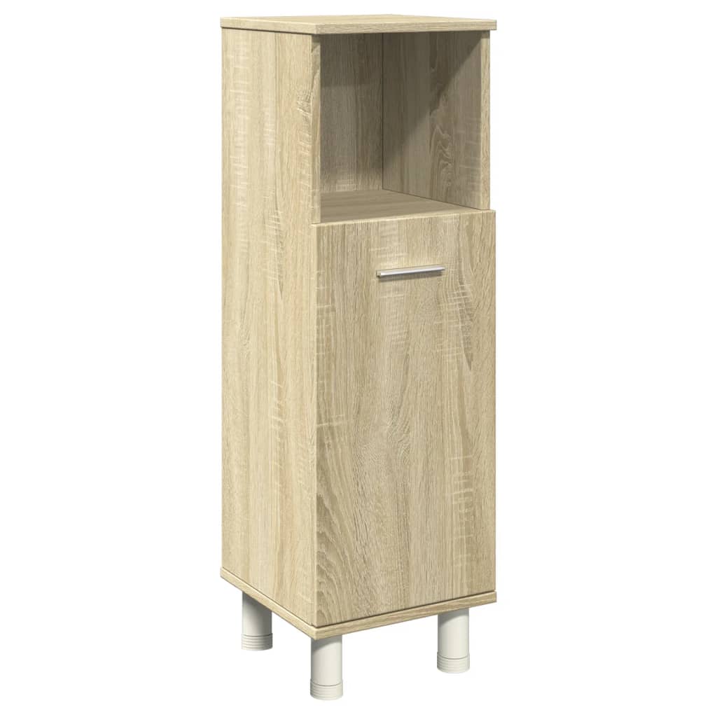 4 Piece Bathroom Furniture Set Engineered Wood