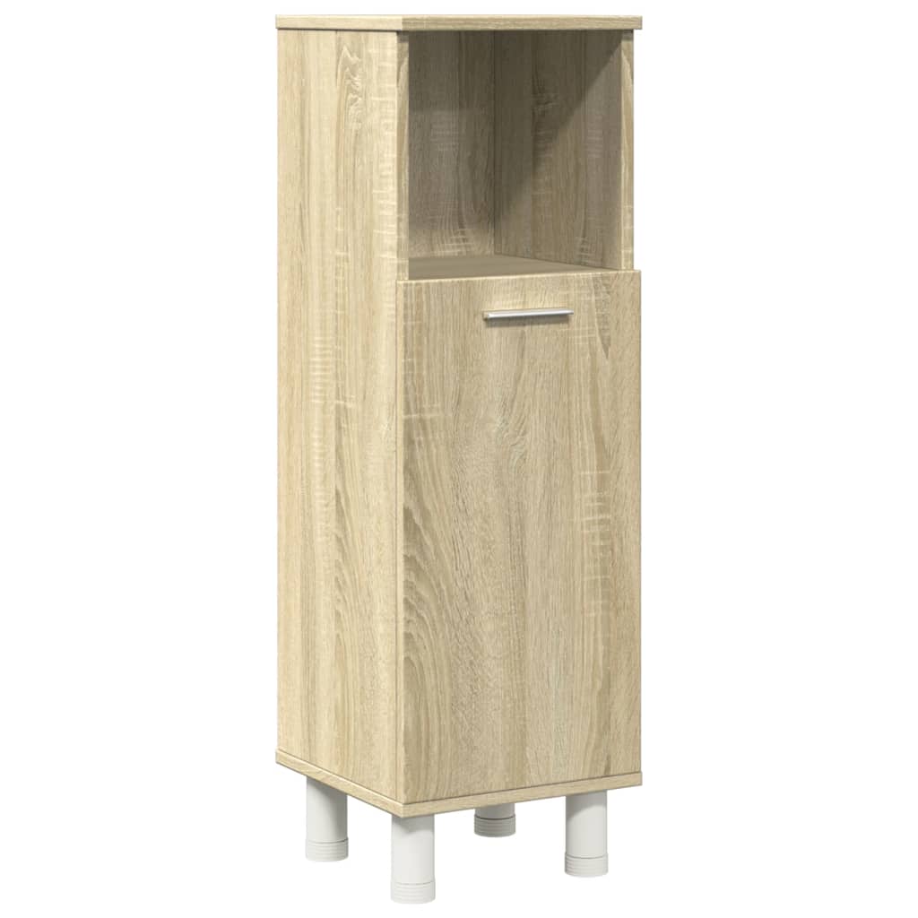 3 Piece Bathroom Furniture Set Engineered Wood