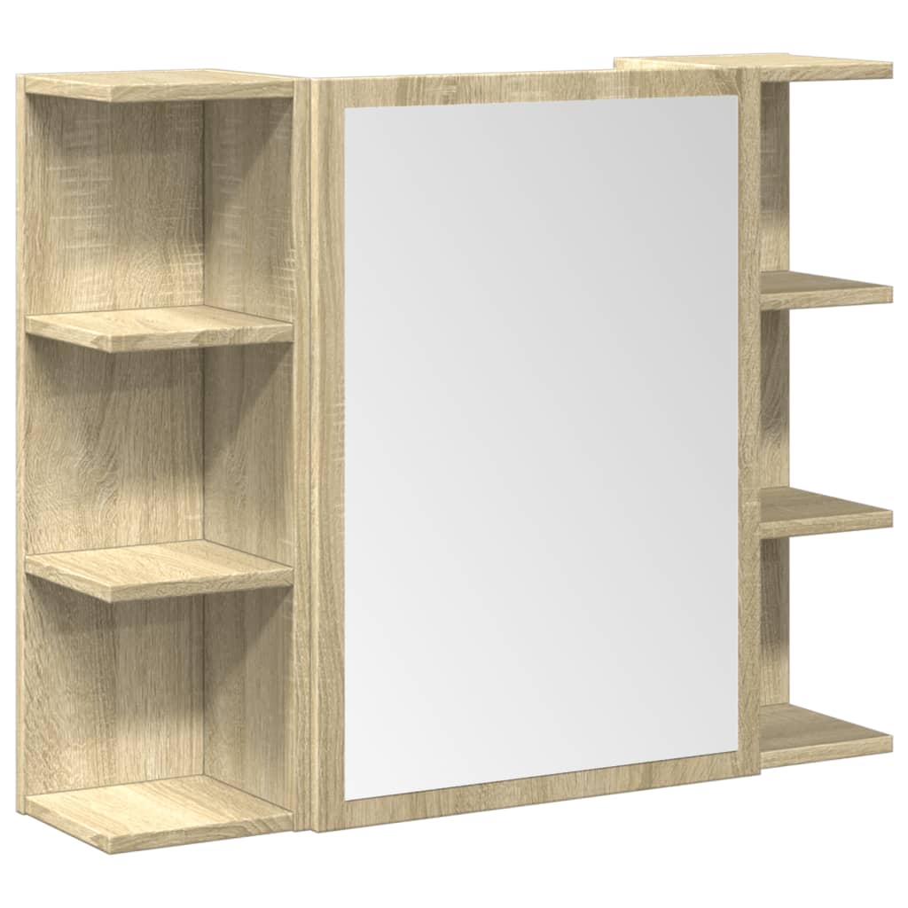 3 Piece Bathroom Furniture Set Engineered Wood