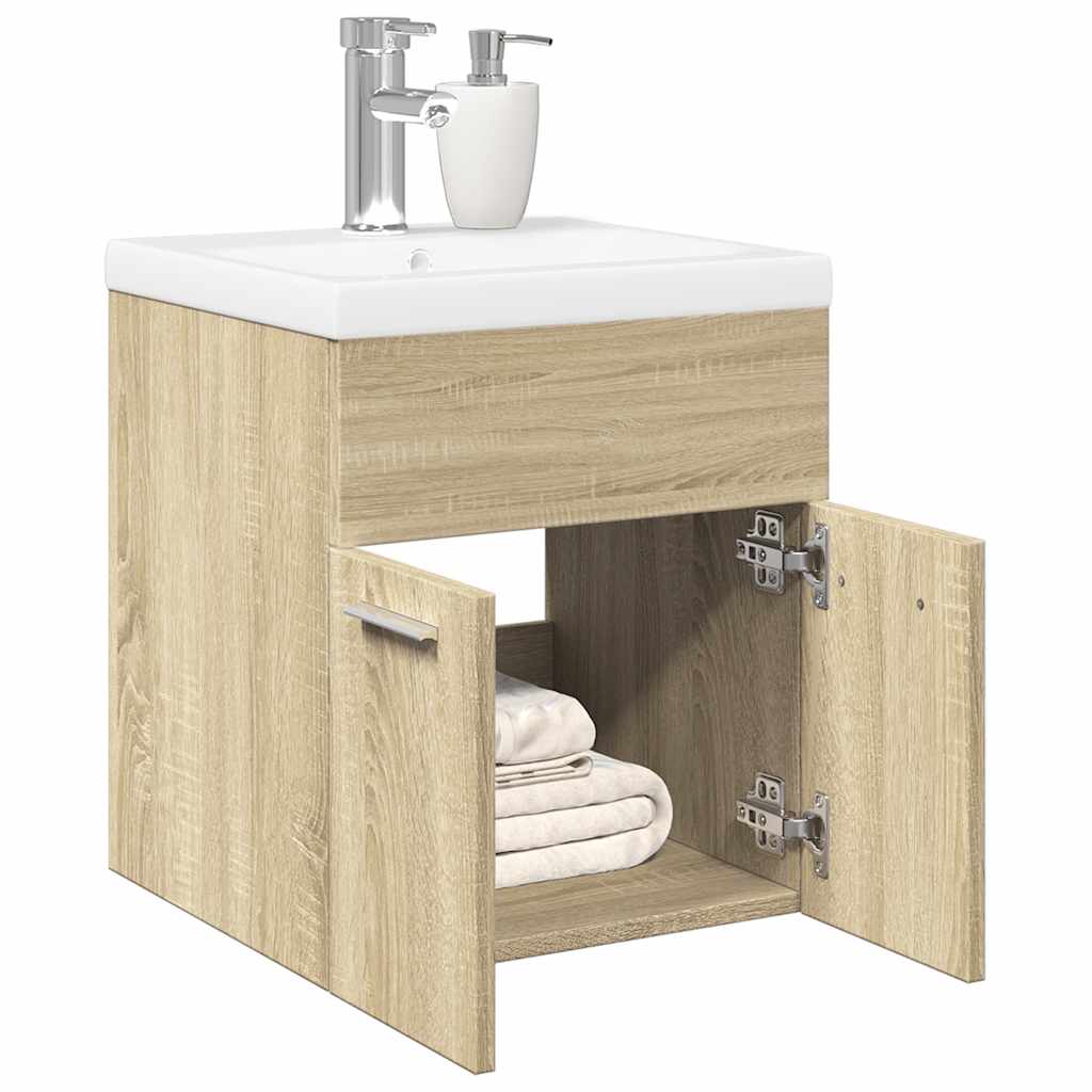 Sink Cabinet With Built-In Basin Engineered Wood