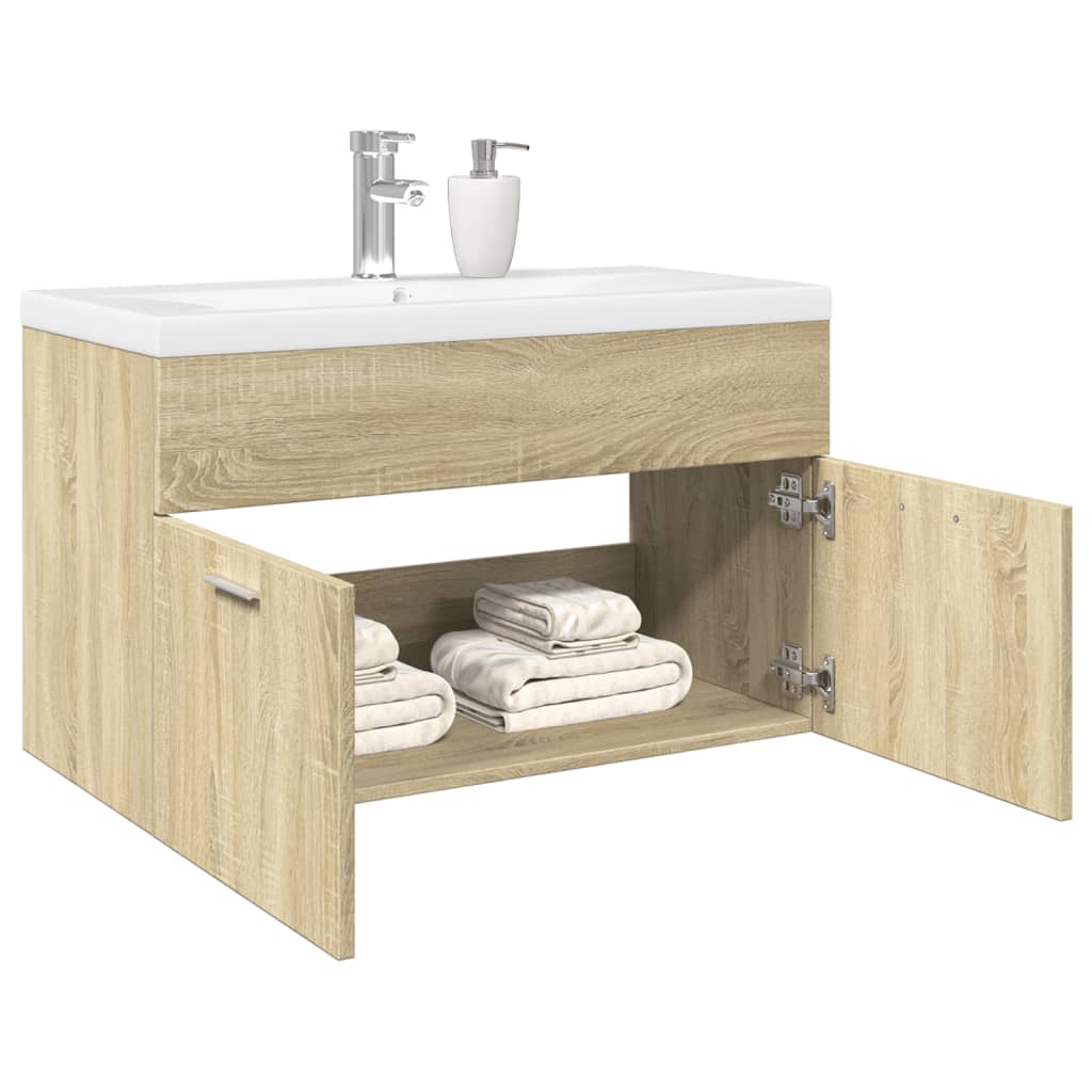 Sink Cabinet With Built-In Basin Engineered Wood