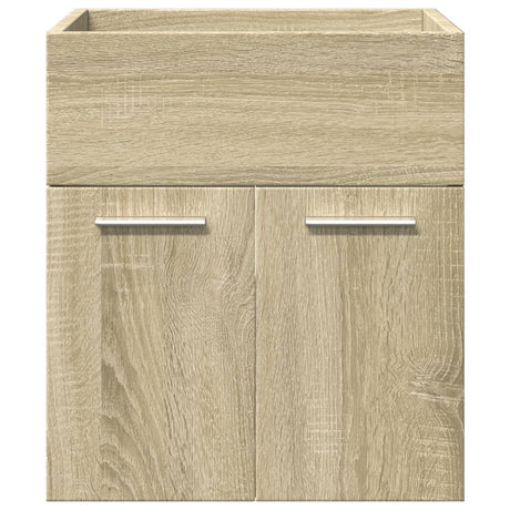 3 Piece Bathroom Furniture Set Engineered Wood