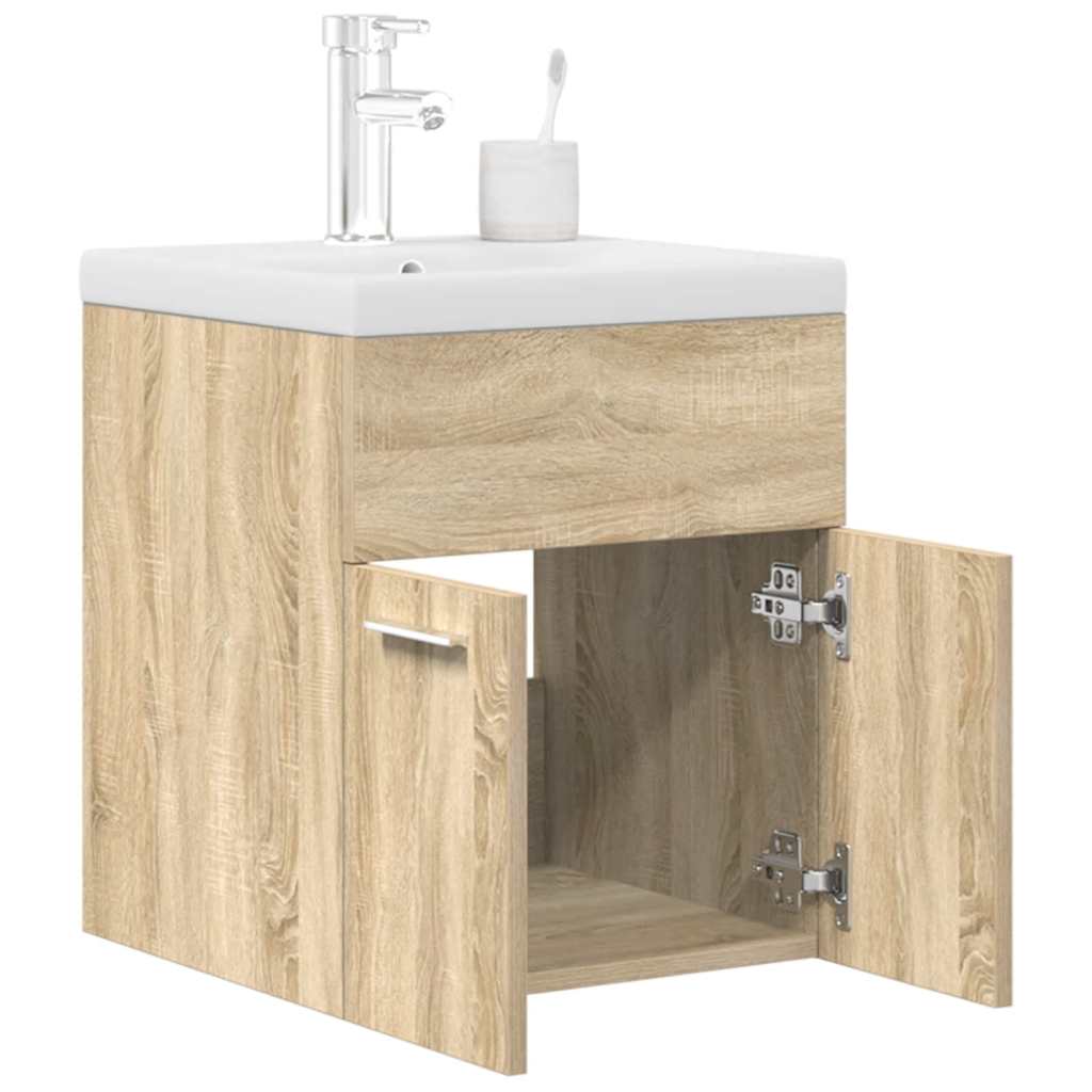 Sink Cabinet With Built-In Basin Engineered Wood
