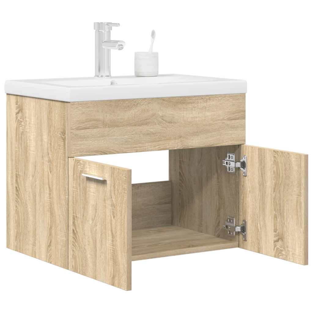 Sink Cabinet With Built-In Basin Engineered Wood
