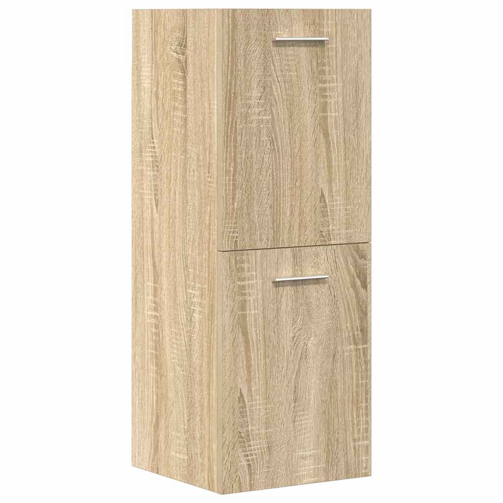 4 Piece Bathroom Furniture Set Engineered Wood
