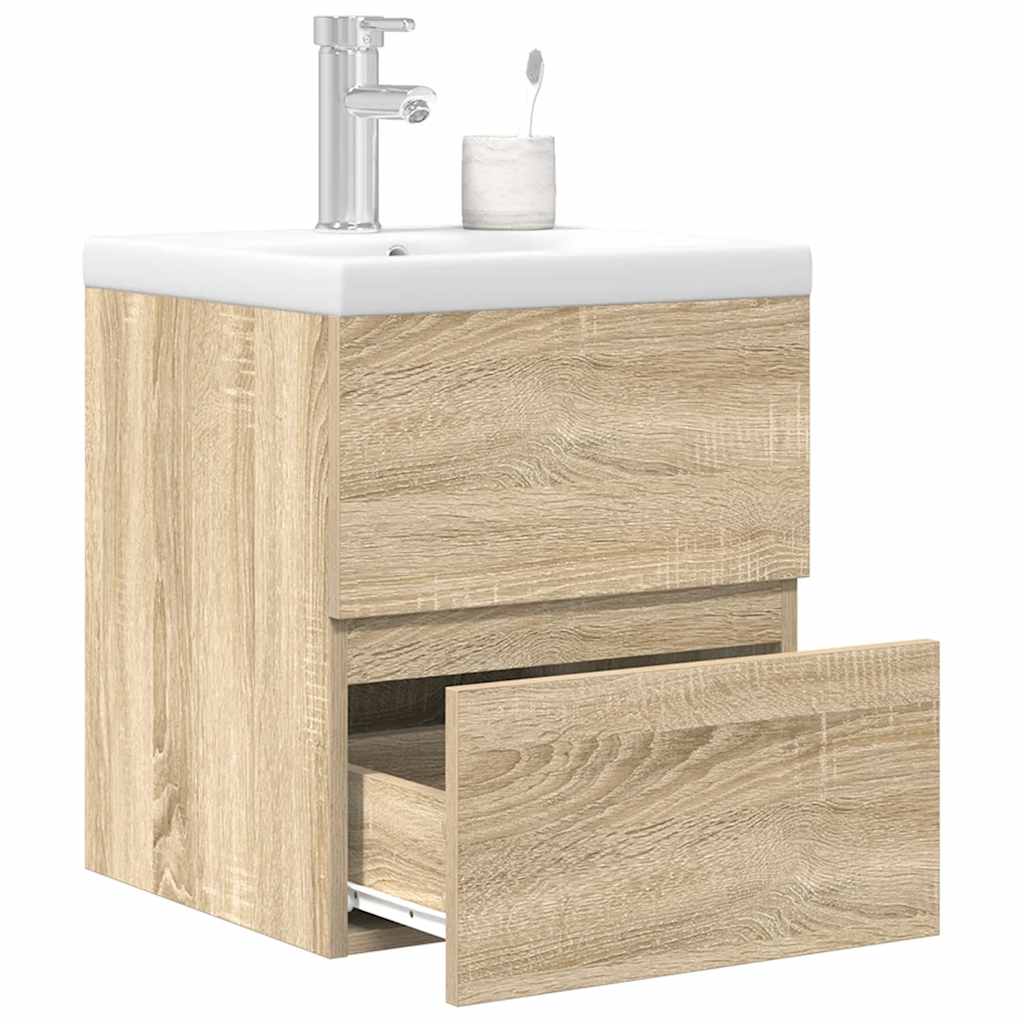Sink Cabinet With Built-In Basin Engineered Wood