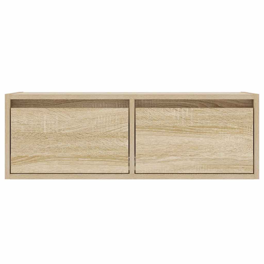 Tv Cabinet With Led Lights 75X35.5X25 Cm