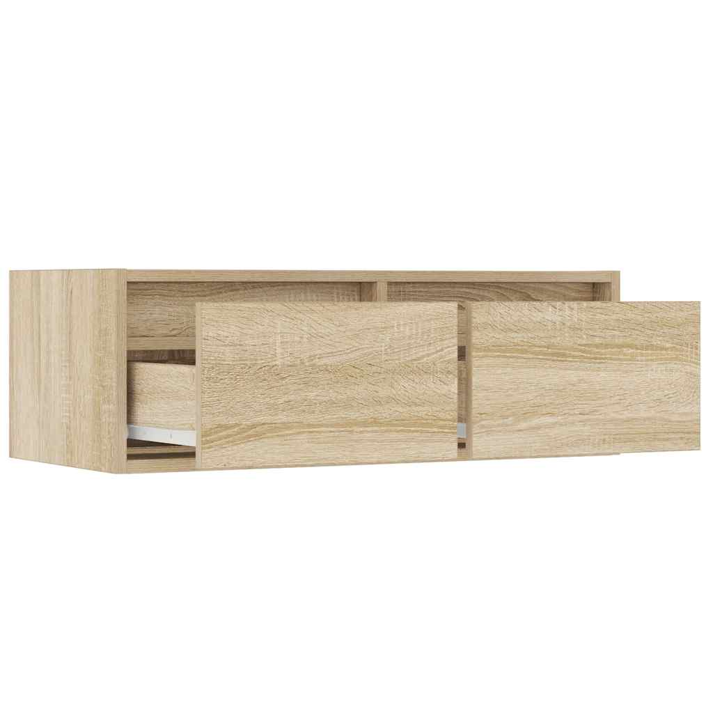 Tv Cabinet With Led Lights 75X35.5X25 Cm