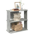Bookcase 3-Tier Engineered Wood