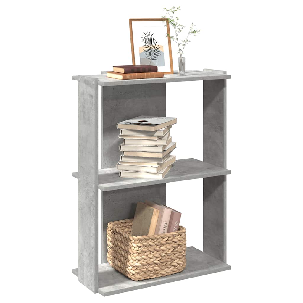 Bookcase 3-Tier Engineered Wood