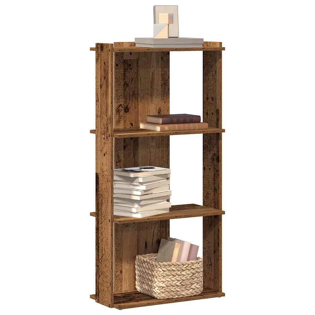 Bookcase 3-Tier Engineered Wood