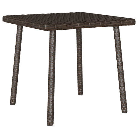 Garden Coffee Table Rectangular Poly Rattan
