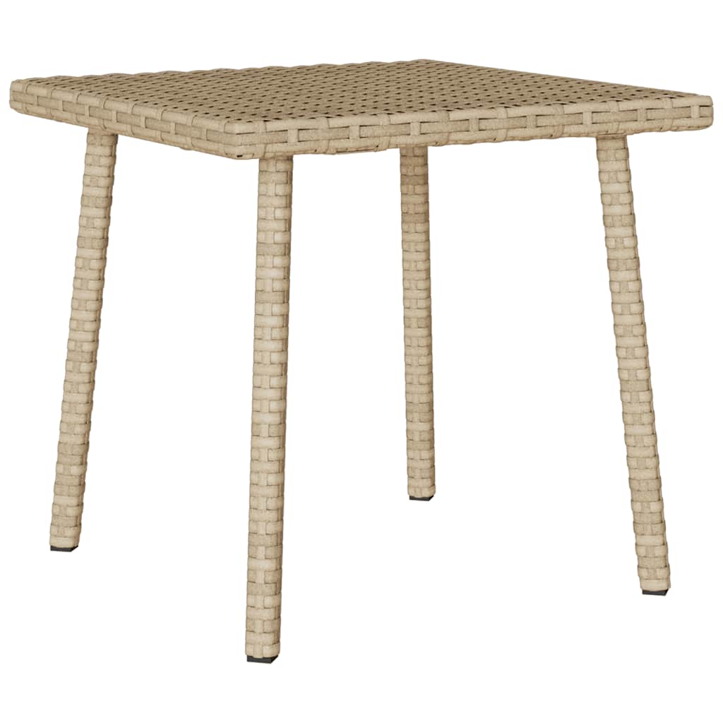 Garden Coffee Table Rectangular Poly Rattan