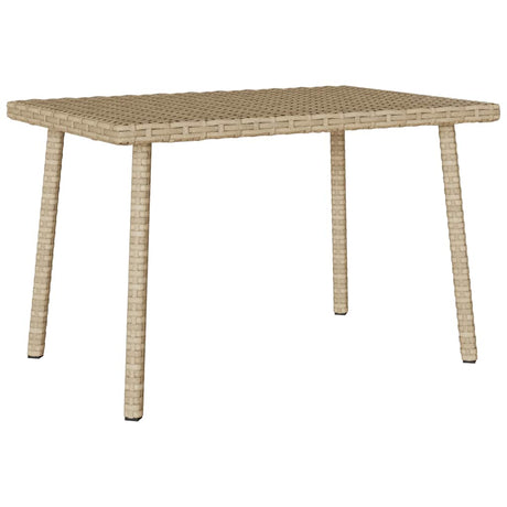 Garden Coffee Table Rectangular Poly Rattan