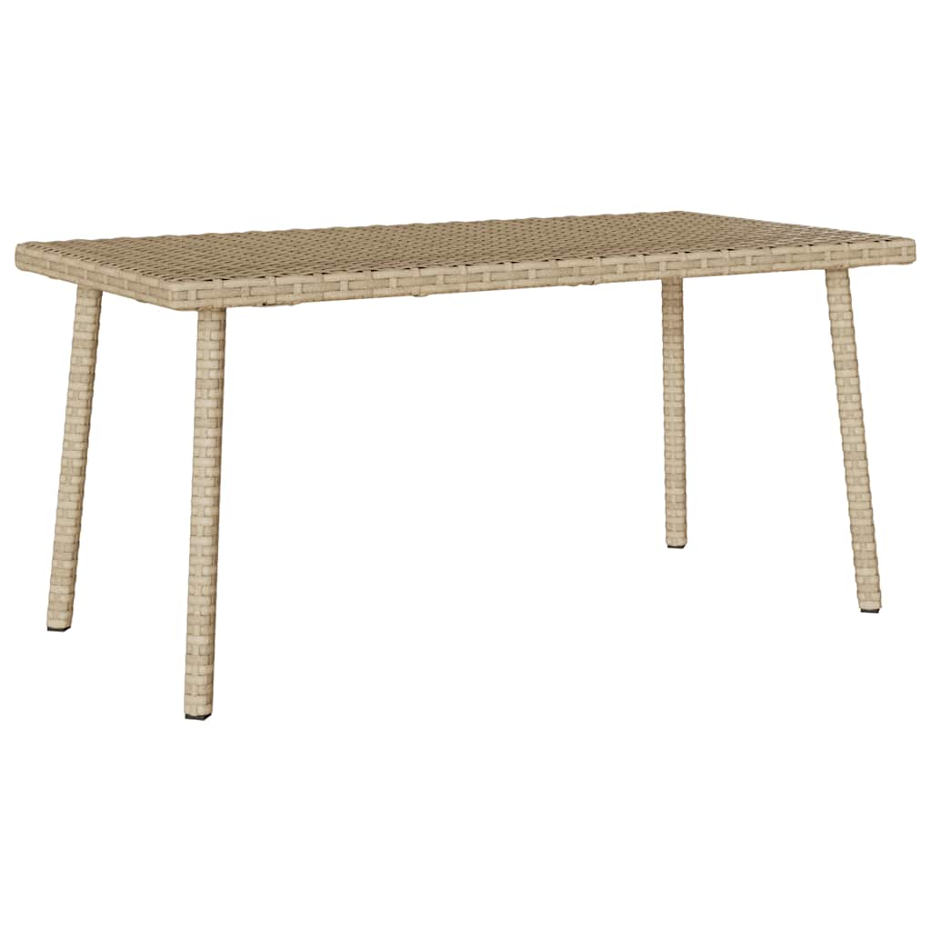Garden Coffee Table Rectangular Poly Rattan
